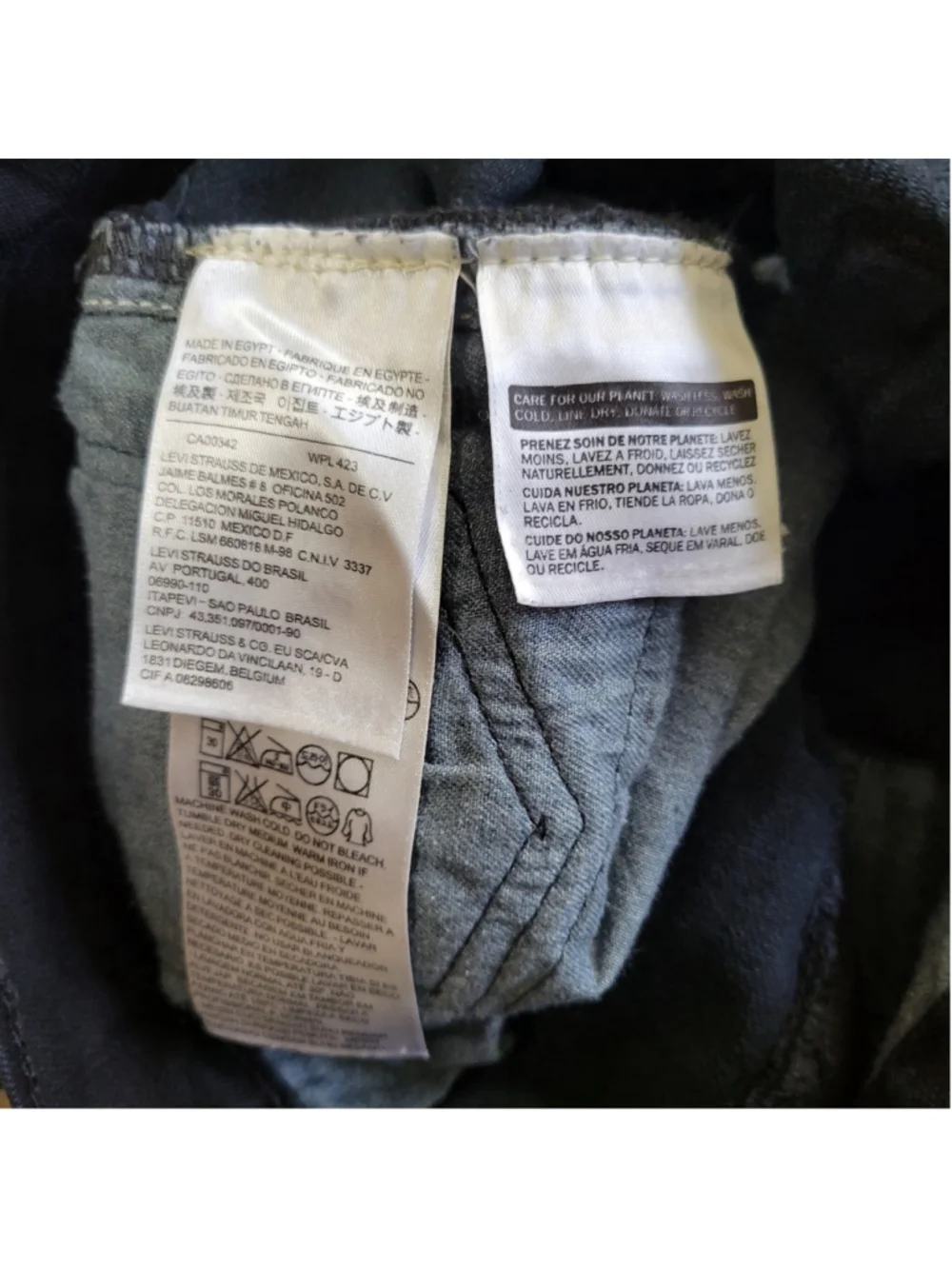 Levi's 511 Slim Straight Black Jeans 34/32 Men's Excellent Condition Pre-owned